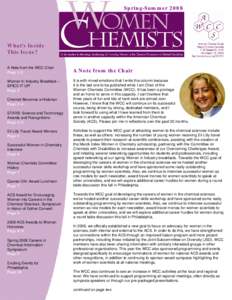 Green chemistry / Garvan–Olin Medal / Ronald Breslow / Chemist / Academia / Jacqueline Barton / William R. Roush / Science / Chemistry / American Chemical Society