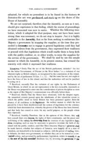 THE JAMAICA GOVERNMENT[removed]adopted, for which no precedent is to be found in the history 01 Jamaica-the act was proclaimed, and stuck up on the doors of the