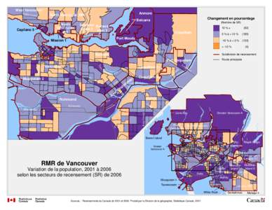 West Vancouver Upper L ev Anmore