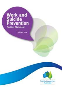 Work and Suicide Prevention Position Statement  February 2014