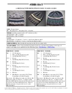 Knitting stitches / Ribbing / Basic knitted fabrics / Decrease / Gauge / Stitch / Weaving / Knitting abbreviations / Lace knitting / Textile arts / Needlework / Knitting