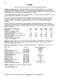 Mineral Commodity Summaries[removed]Bromine