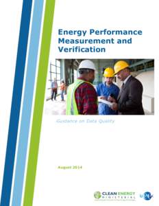 Energy Performance Measurement and Verification Guidance on Data Quality