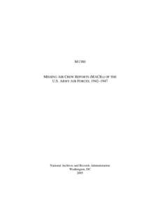 Master aircrew / ALGOL 68 / Software engineering / Programming language theory / Military organization / United States Army Air Forces