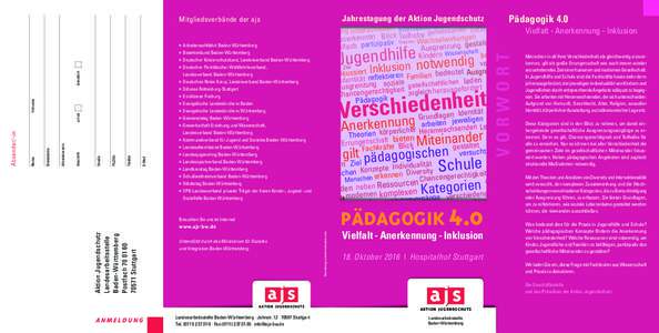 Jahrestagung der Aktione Jugendschutz en Herkunft fördern Geschlecht Fachkräftonalität WechselwirkungPädagogik 4.0 cheiden Intersekti gemeinsamen befähigen Vielfalt - Anerkennung - Inklusion