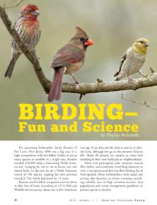 © Shutterstock.com  BIRDING— Fun and Science