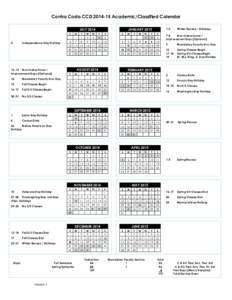 Independent School League / Academic term / Calendars / Cal
