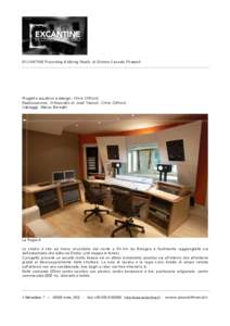 EXCANTINE Recording & Mixing Studio, di Simone Casadio Pirazzoli _________________________________________________________________________________________________ Progetto acustico e design: Chris Clifford Realizzazione: