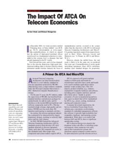 INFRASTRUCTURE  The Impact Of ATCA On Telecom Economics By Bart Stuck and Michael Weingarten