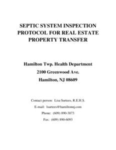 Microsoft Word - Septic System Inspection Protocol for Real Estate Property Transfer.doc