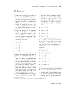 Algebra / Equations / Analytic geometry / Inverse functions / Differential equations / Simultaneous equations / Mathematics / Mathematical analysis / Elementary algebra