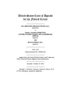 United States Court of Appeals for the Federal Circuit __________________________ FLO HEALTHCARE SOLUTIONS, LLC, Appellant, v.