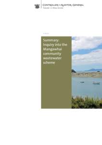 Summary: Inquiry into the Mangawhai community wastewater scheme