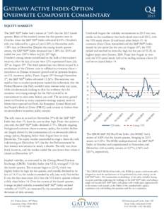 Gateway Active Index-Option Overwrite Composite Commentary Q4 2015