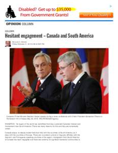 Hesitant engagement – Canada and South America | The Kingston Whig-Standard