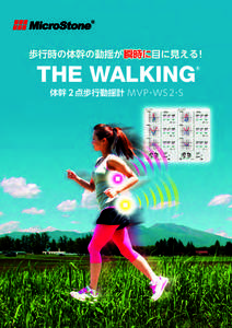 ®  THE WALKING 体幹２点歩行動揺計 MVP - WS2 - S  体幹２点歩行動揺計