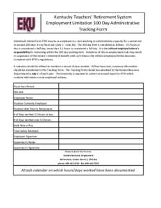 100 Day Rule Tracking Form.xls