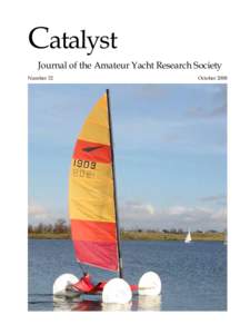 Catalyst Journal of the Amateur Yacht Research Society Number 32 October 2008