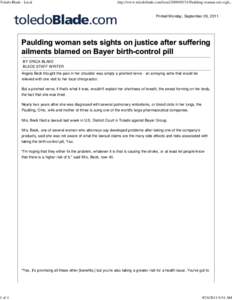 Toledo Blade - Local  1 of 4 http://www.toledoblade.com/local[removed]Paulding-woman-sets-sigh...