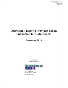 SOAH Docket No[removed]PUC Docket No[removed]EXHIBIT WHG-1 Page 1 of 19  AEP Retail Electric Provider Texas