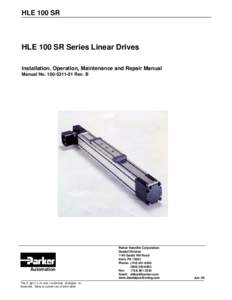 HLE 100 SR Series Linear Drives