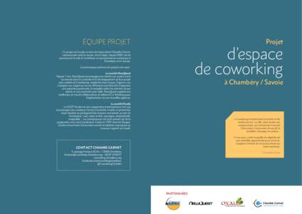 ÉQUIPE PROJET  Projet d’espace de coworking