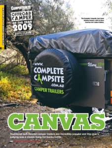 Soft-floor camper trailers  offroad Camper of the year The Complete Campsite took home winning honours with its Uluru