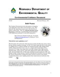Testing and Waste Determinations