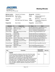 Microsoft Word - North New Castle County TMT Meeting Minutes[removed]DRAFT.doc