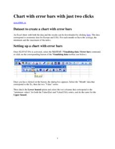 Error bar / Chart / Computing / Software / Microsoft Excel / XLSTAT