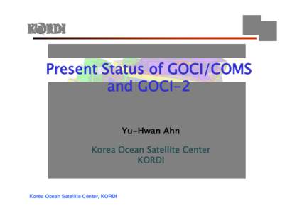 Microsoft PowerPoint - IOCCG_2009-ver_3-AHN-Revised.ppt [호환 모드]
