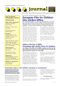 EUROPEAN CHILDREN’S FILM ASSOCIATION  journal Informations on Films for