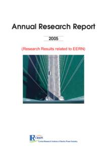 Annual Research Report[removed]Research Results related to EERN) Annual Research Report[removed]Research Results related to EERN)