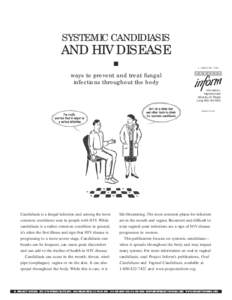 SYSTEMIC CANDIDIASIS  AND HIV DISEASE ! A PUBLICATION FROM