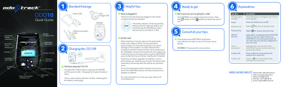 QuickGuide ODO 10 Mars ENG