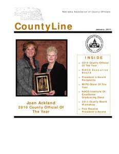 Nebraska Association of County Officials  CountyLine January, 2011