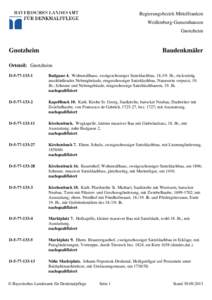 Regierungsbezirk Mittelfranken Weißenburg-Gunzenhausen Gnotzheim