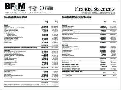 BF&M LIFE 112 Pitts Bay Road, Pembroke HM 08, Bermuda  Financial