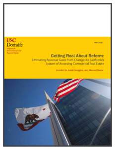 MAYGetting Real About Reform: Estimating Revenue Gains from Changes to California’s System of Assessing Commercial Real Estate
