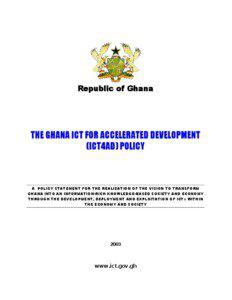 Development / Communication / Information society / Information / Information and communication technologies for development / Knowledge economy / National Telecommunications and Information Administration / United Nations Information and Communication Technologies Task Force / Bevil Wooding / Technology / Information technology / Computing