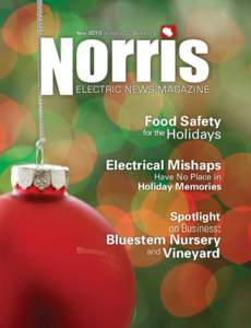 orris Nov 2010 Volume 55 Number 6 ELECTRIC NEWS MAGAZINE  Food Safety