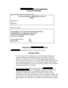 Microsoft Word - Sample Psych Affidavit.doc