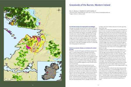 Grasslands of the Burren, Western Ireland Parr, S.1, Moran, J.2, Dunford, B.1 and Ó Conchúir, R.1 1 2