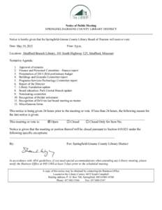 Microsoft Word - Notice of Public Meeting--Regular Monthly Meeting SIGNED (4).doc