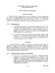 Presentence investigation report / Plea bargain / United States Federal Sentencing Guidelines / Probation officer / Nolo contendere / Sentence / Plea / Rita v. United States / United States v. Booker / Law / United States criminal procedure / Parole