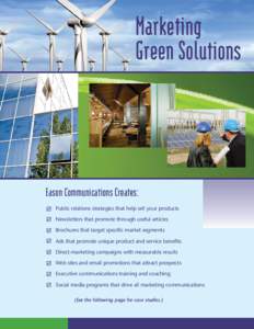 Marketing Green Solutions