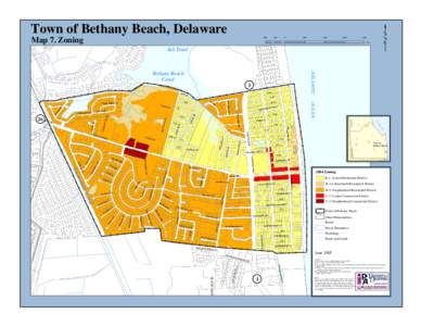 !  Town of Bethany Beach, Delaware Map 7. Zoning  600