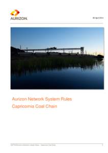 28 April[removed]Aurizon Network System Rules Capricornia Coal Chain[removed]2Aurizon Network’s System Rules – Capricornia Coal Chain