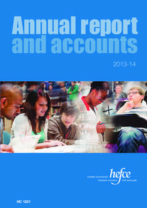 HEFCE Annual Report and Accounts 2014