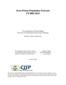 Microsoft Word - Prison Forecast FY2005-2015 Final.doc